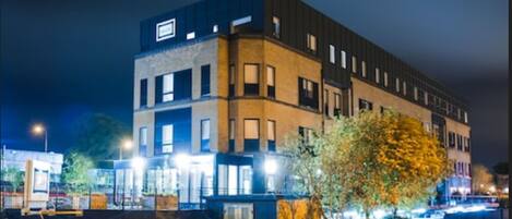 Front of property - evening/night