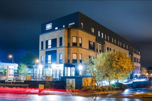 Front of property - evening/night