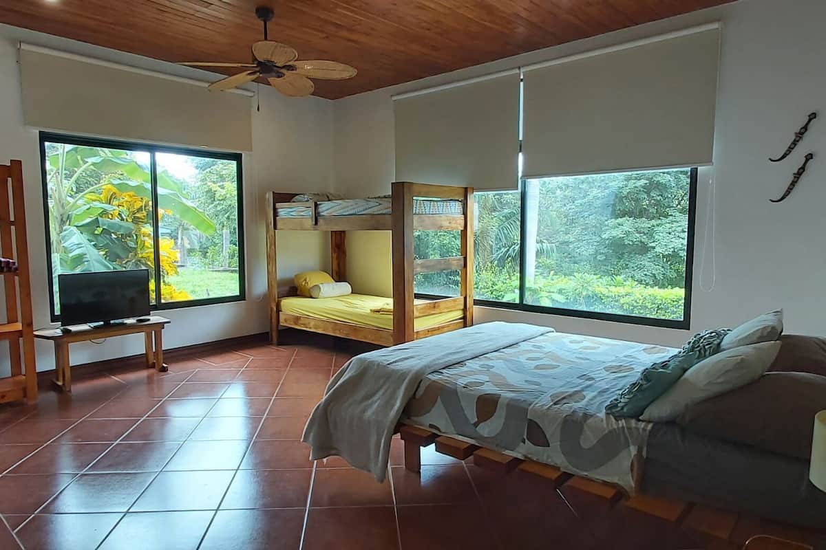 Classic Quadruple Room, Non Smoking | Individually furnished, blackout curtains, iron/ironing board, free WiFi
