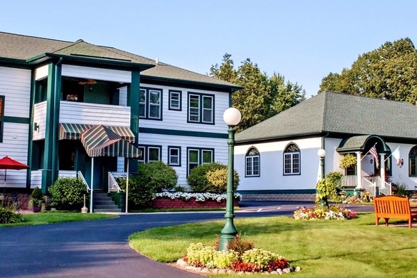 Façana frontal de l'allotjament