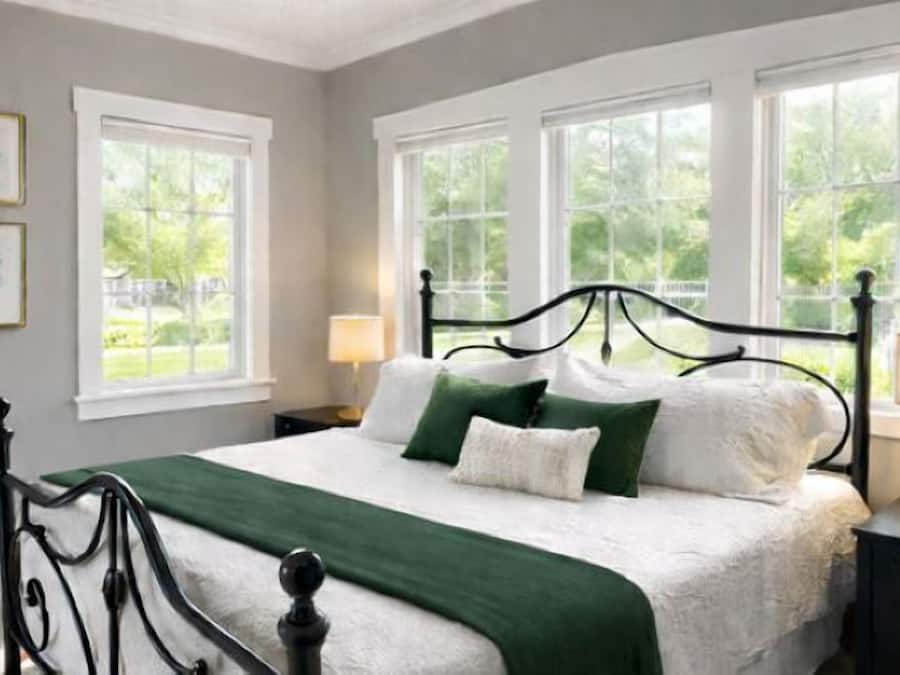 Blackout drapes, iron/ironing board (on request), WiFi (free)