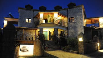 Front of property - evening/night