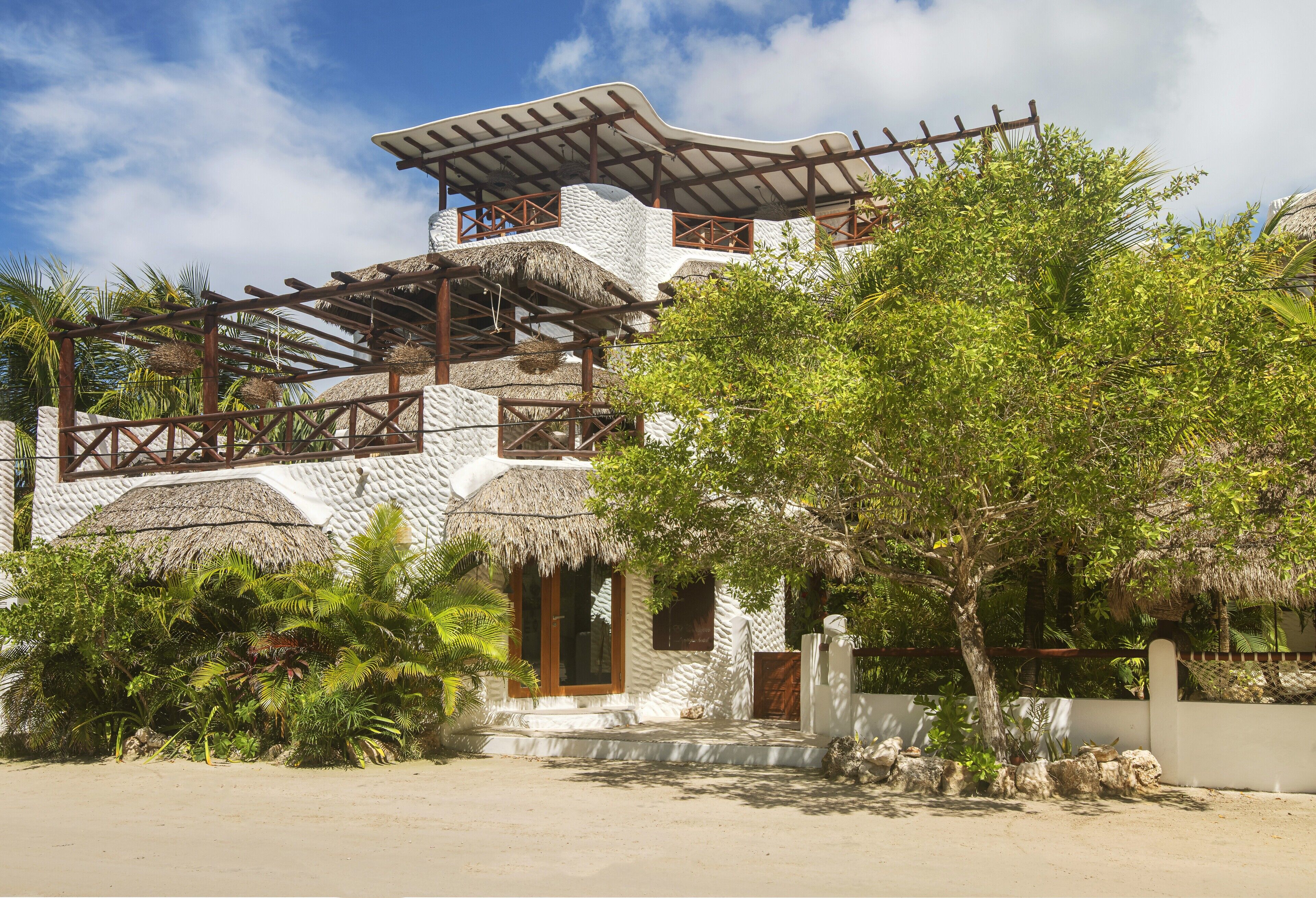 Overnatningsstedets facade