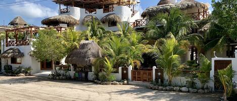 Voorkant van accommodatie