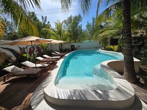 Outdoor pool - El Corazón Boutique Hotel - Adults Only with Beach Club pass included (Isla Holbox)