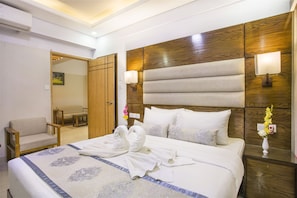 Standard-sviitti, useita sänkyjä, tupakointi kielletty, jokinäköala | Näkymä huoneesta