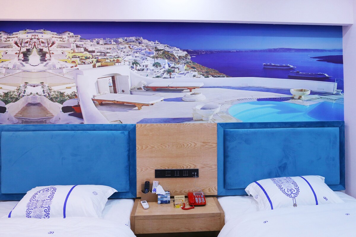 Luxury Twin Room | Premium bedding, desk, blackout curtains, soundproofing