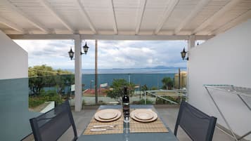 Appart'hĂŽtel Deluxe, vue mer | Terrasse/Patio