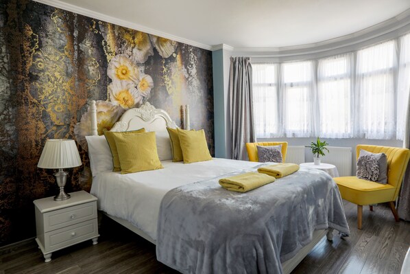 Doppelzimmer (Shared Kitchen) | 1 Schlafzimmer, hochwertige Bettwaren, Verdunkelungsvorhänge