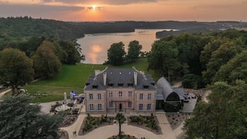 Vue depuis lâhĂ©bergement