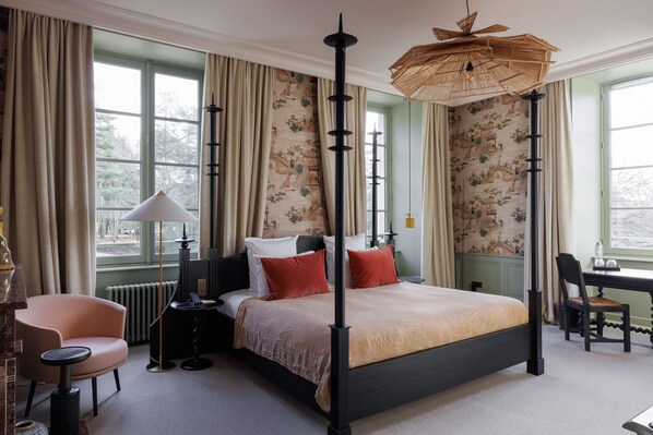 Junior Suite, Park View | Egyptian cotton sheets, premium bedding, down comforters, pillowtop beds - Domaine De Locguénolé & Spa (Kervignac)