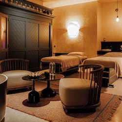 Behandlingsrum för par, bastu, ångbastu och turkiskt bad/hamam