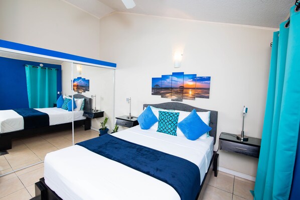 2 habitaciones y ropa de cama hipoalergénica 