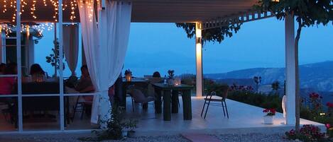 Front of property - evening/night