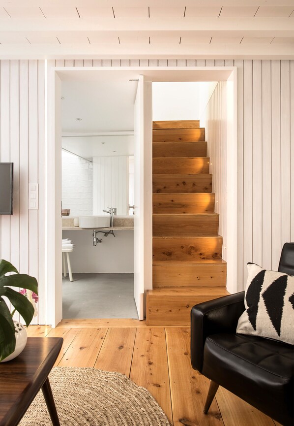 Romantisch appartement, 1 kingsize bed met slaapbank, niet-roken | Woonkamer | Smart-tv en Netflix