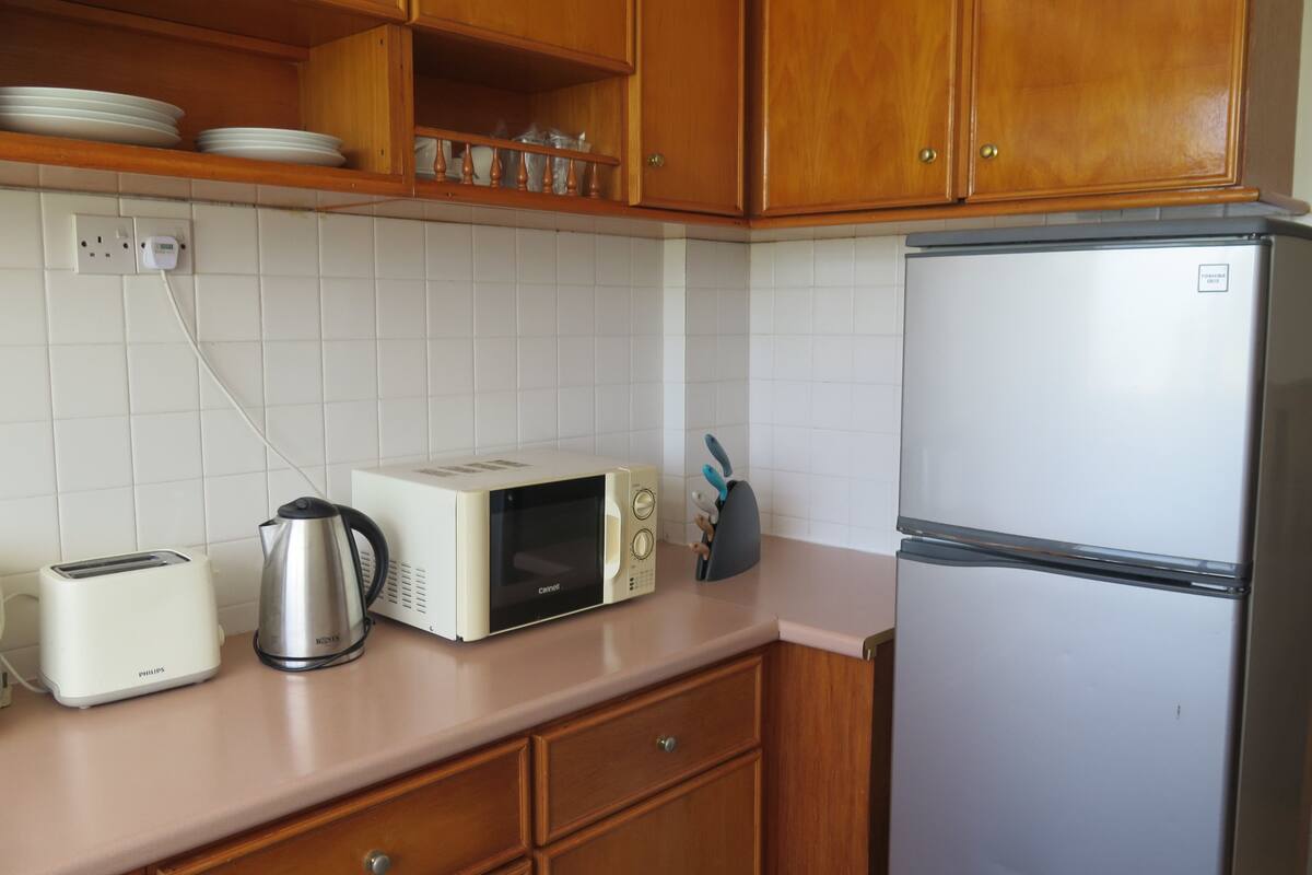 standard apartment | private kitchen | fridge, coffee/tea maker, electric kettle, cookware/dishes/utensils