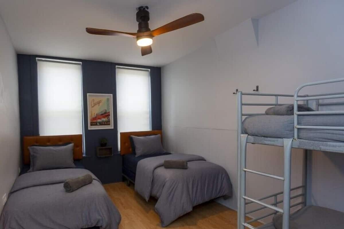Private Family Room (1 King plus Bunk Bed) - Shared Bathroom
