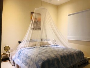 Down comforters, individually decorated, individually furnished