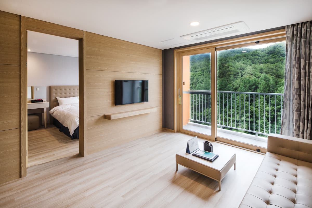 1 habitación, ropa de cama de alta calidad y cortinas blackout