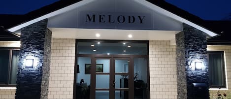 Front of property - evening/night