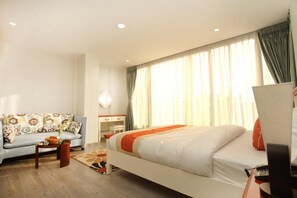 In-room safe, blackout drapes, soundproofing, iron/ironing board