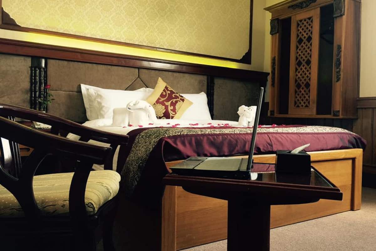Superior Double Room, 1 Double Bed, Private Bathroom, City View | Minibar, in-room safe, desk, blackout curtains