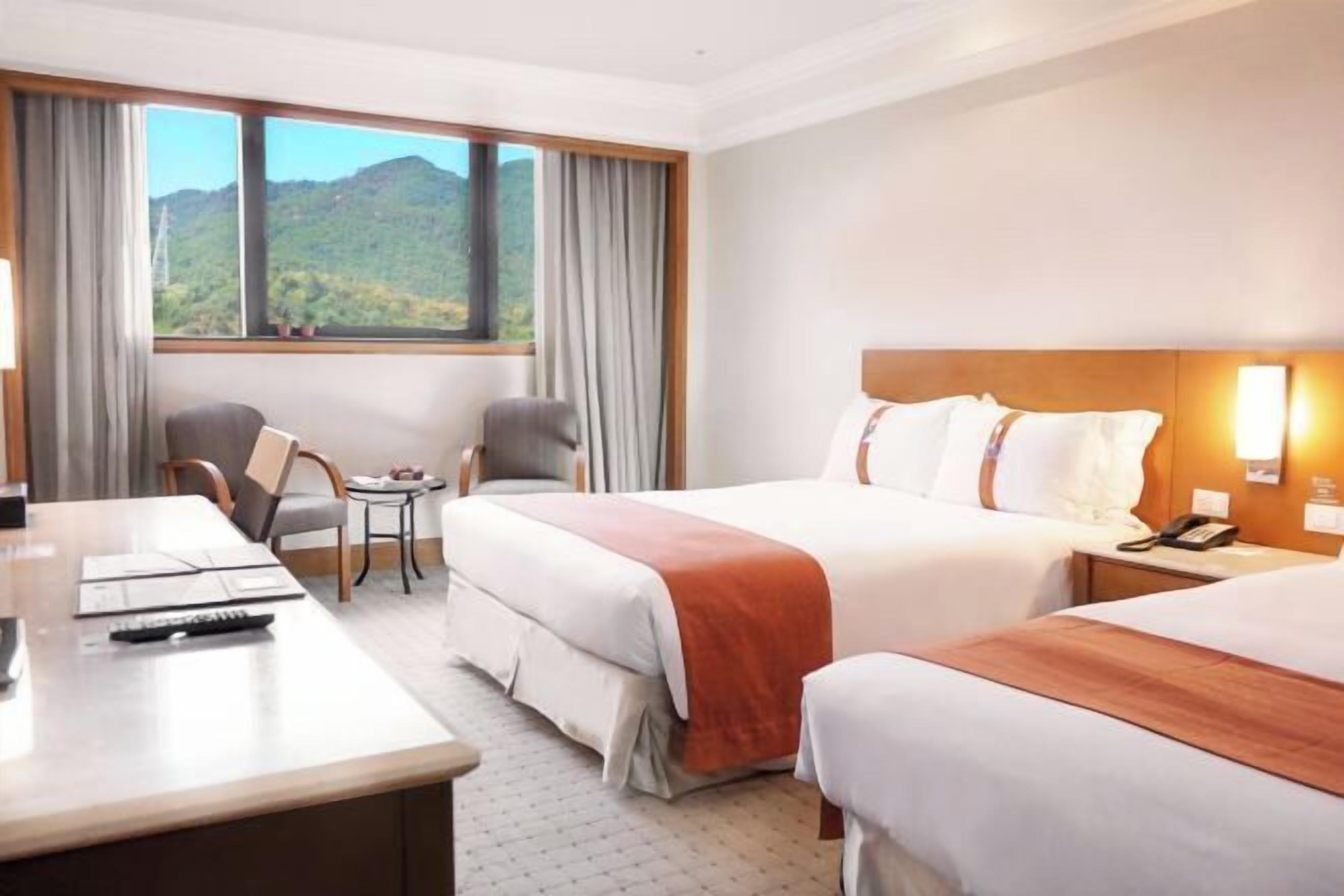 Minibar, desk, blackout curtains, soundproofing