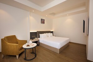 Premium Double Room | Premium bedding, desk, laptop workspace, soundproofing