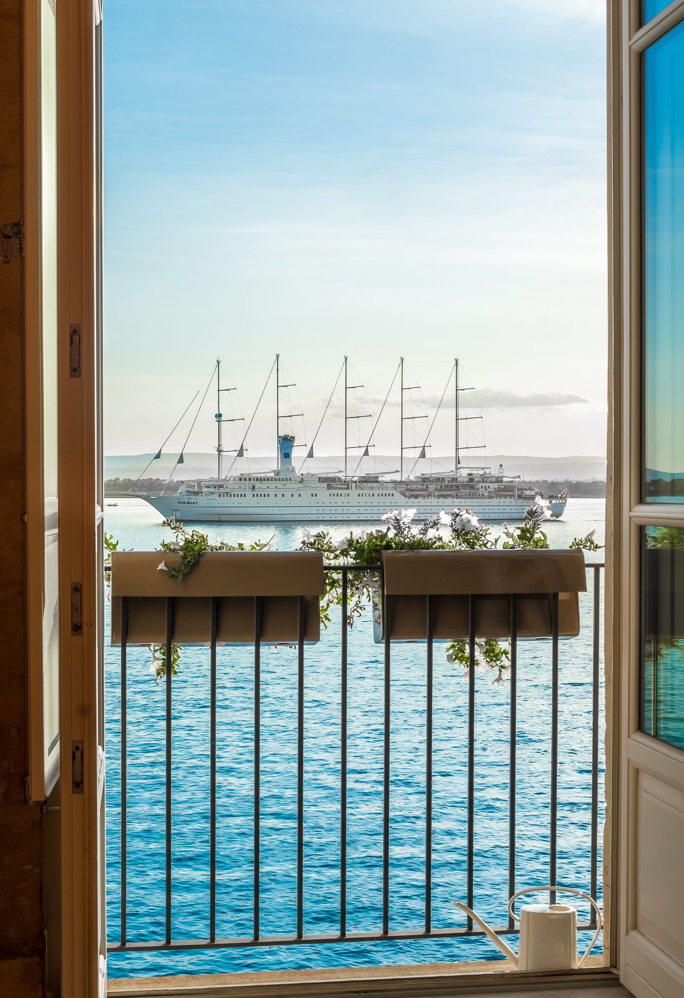 Appartamento Deluxe (Alfeo) | Vista balcone