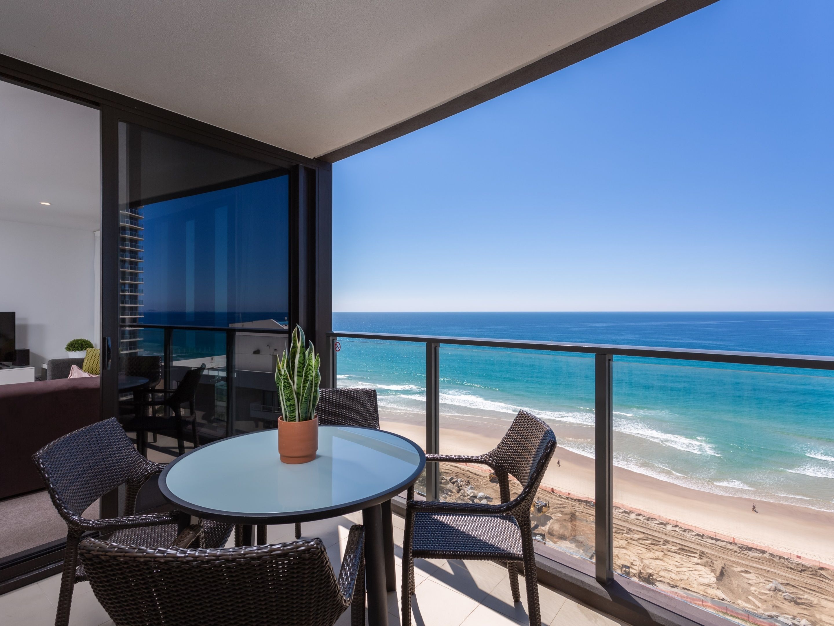 Middle Level One Bedroom Apartment with Ocean View | View from room