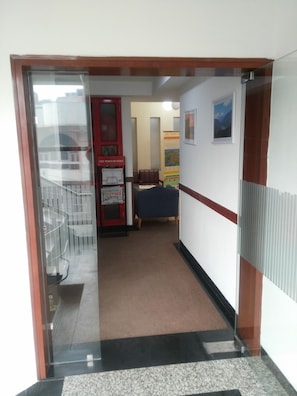 Interior entrance