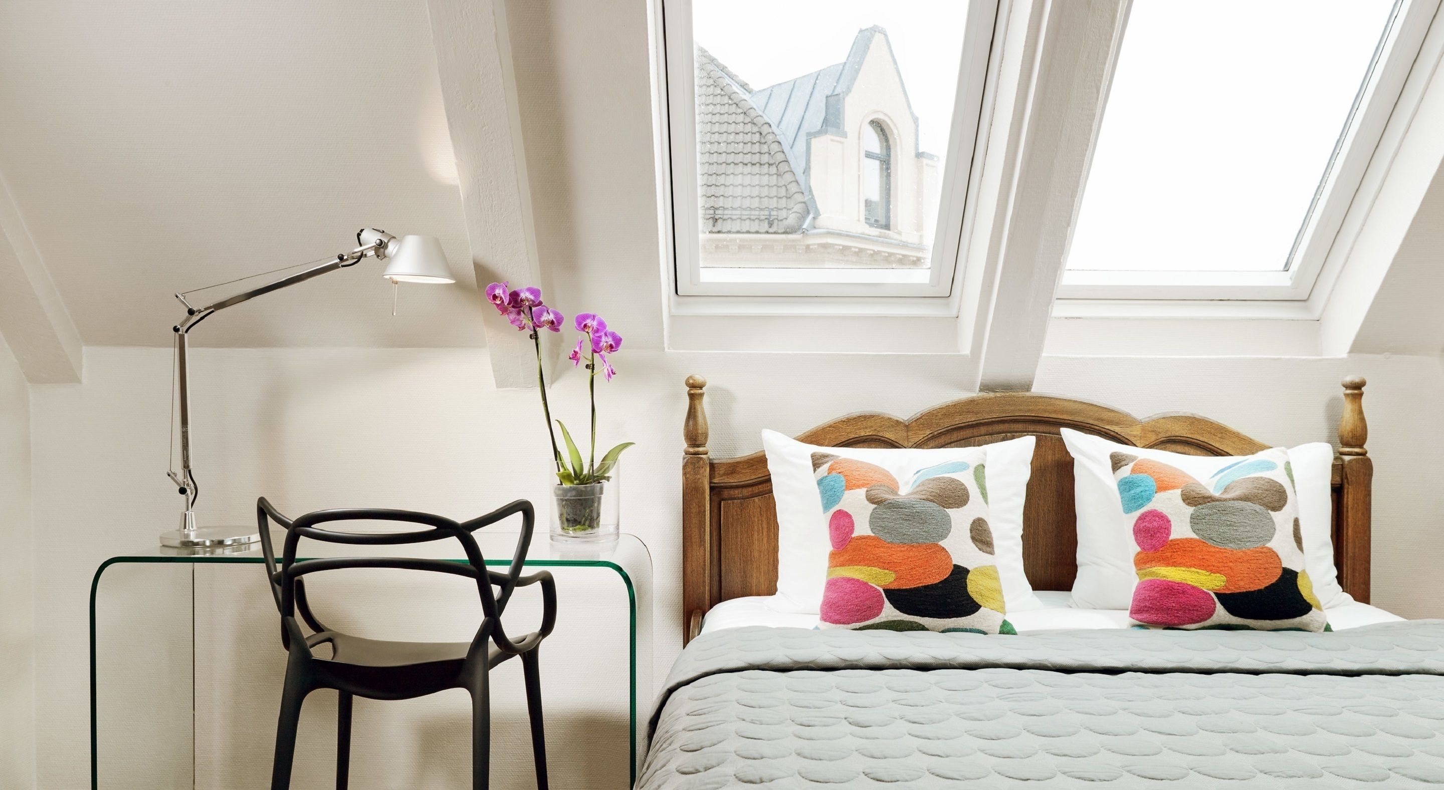 double room | pillow-top beds, desk, iron/ironing board, free wifi