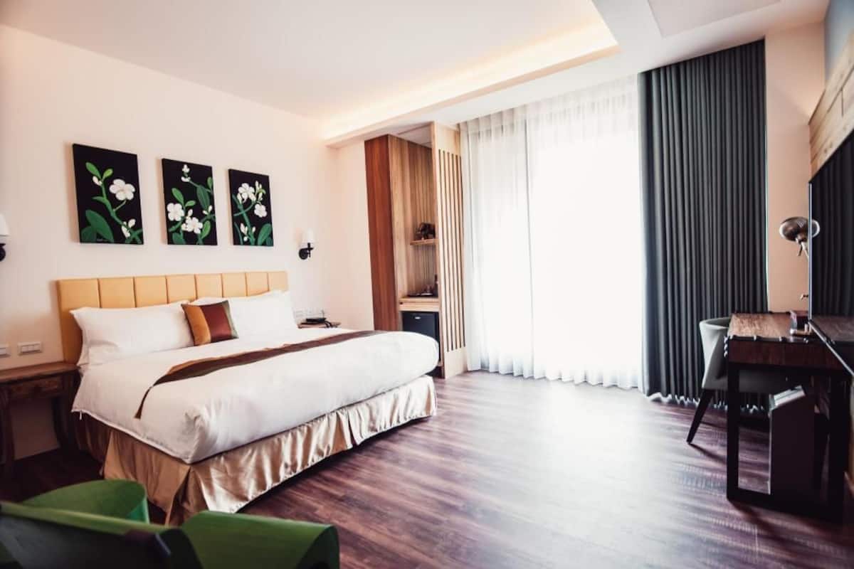 Superior-Doppelzimmer, 1 Queen-Bett, Gartenblick