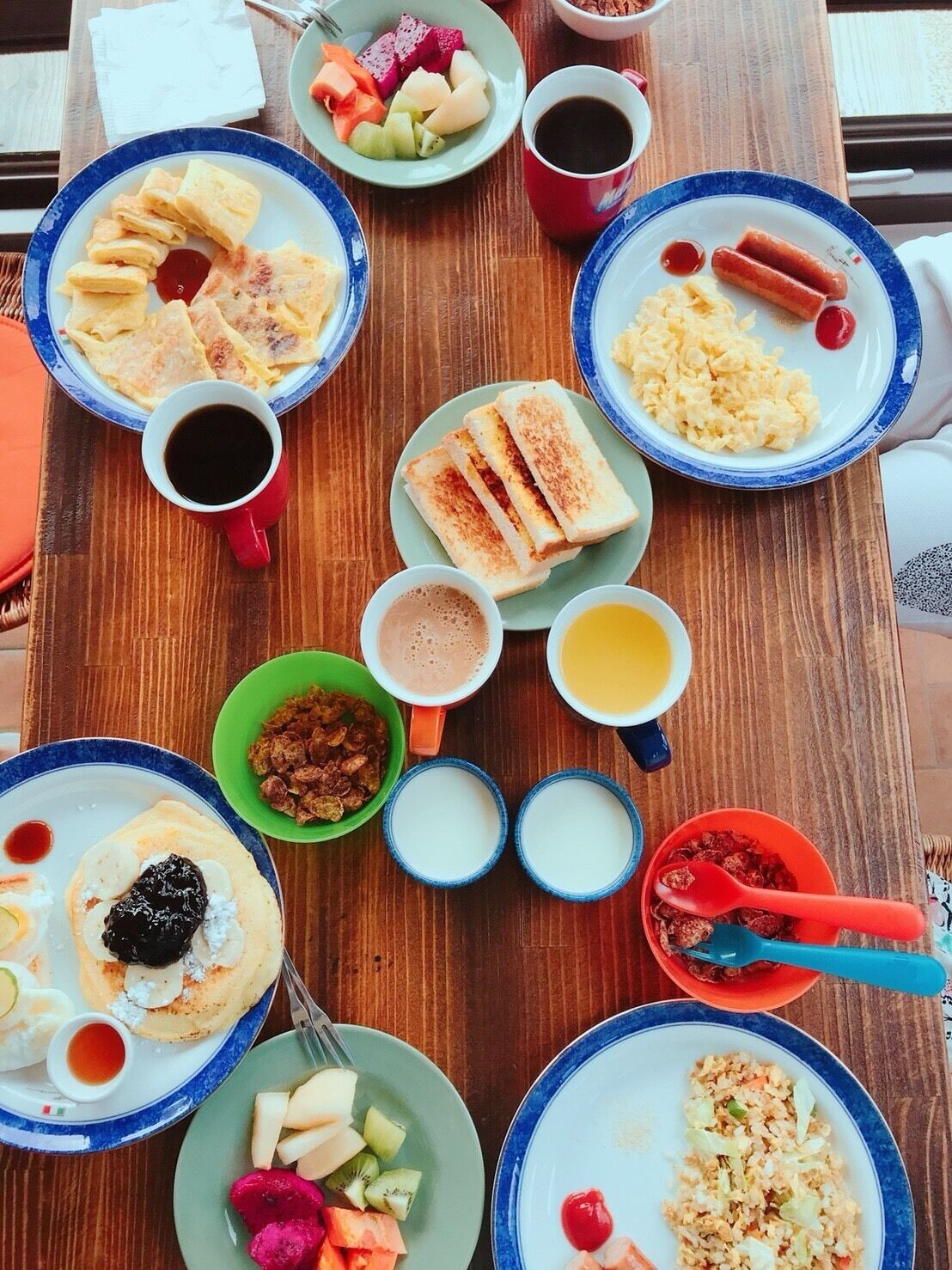 daily full breakfast (twd 200 per person)