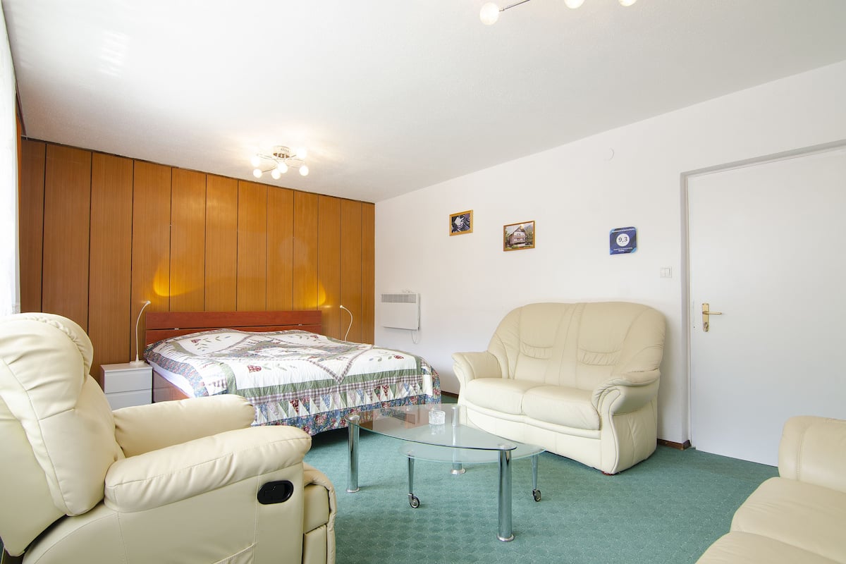 Standard Room, Private Bathroom (King) | Living area