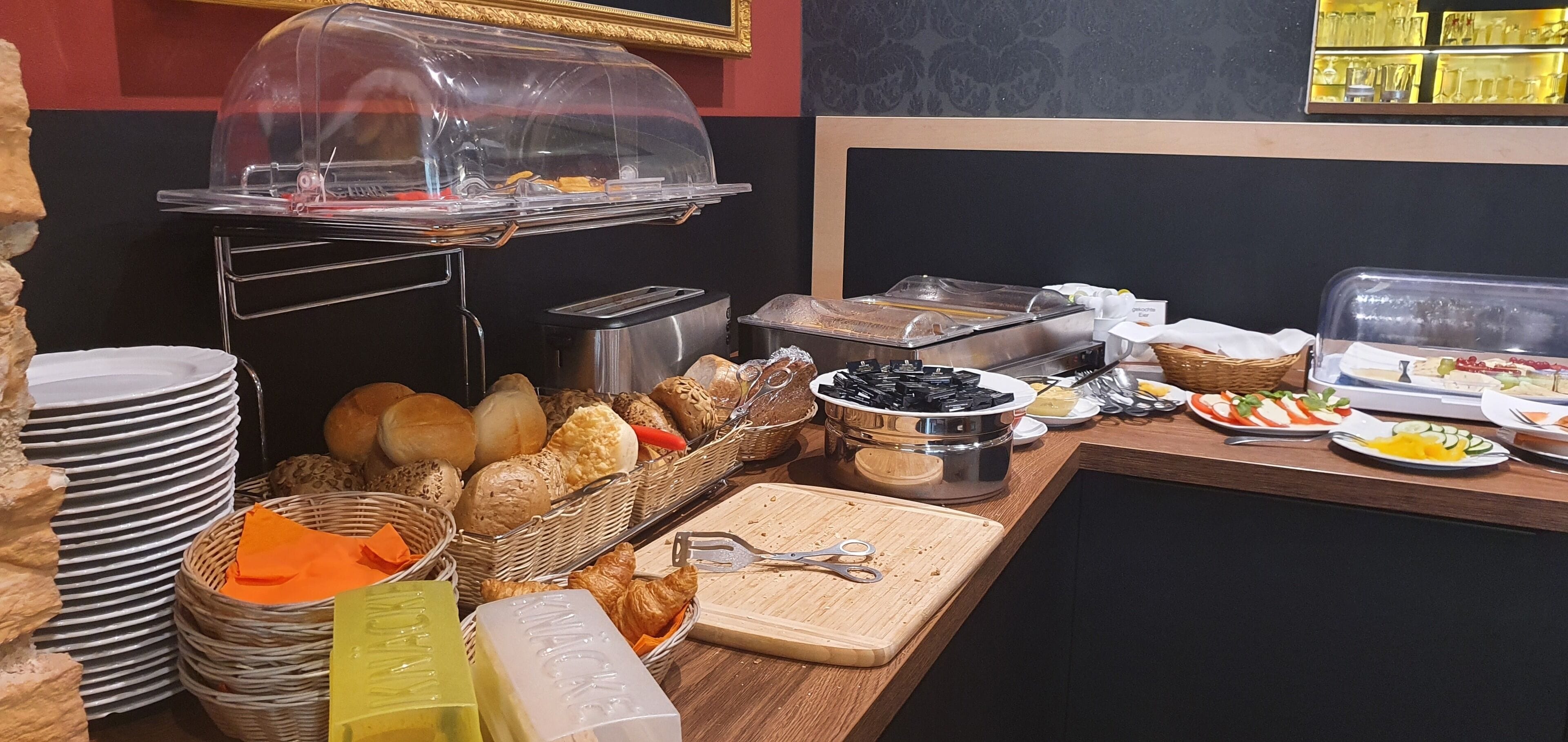 daily buffet breakfast (eur 16.50 per person)
