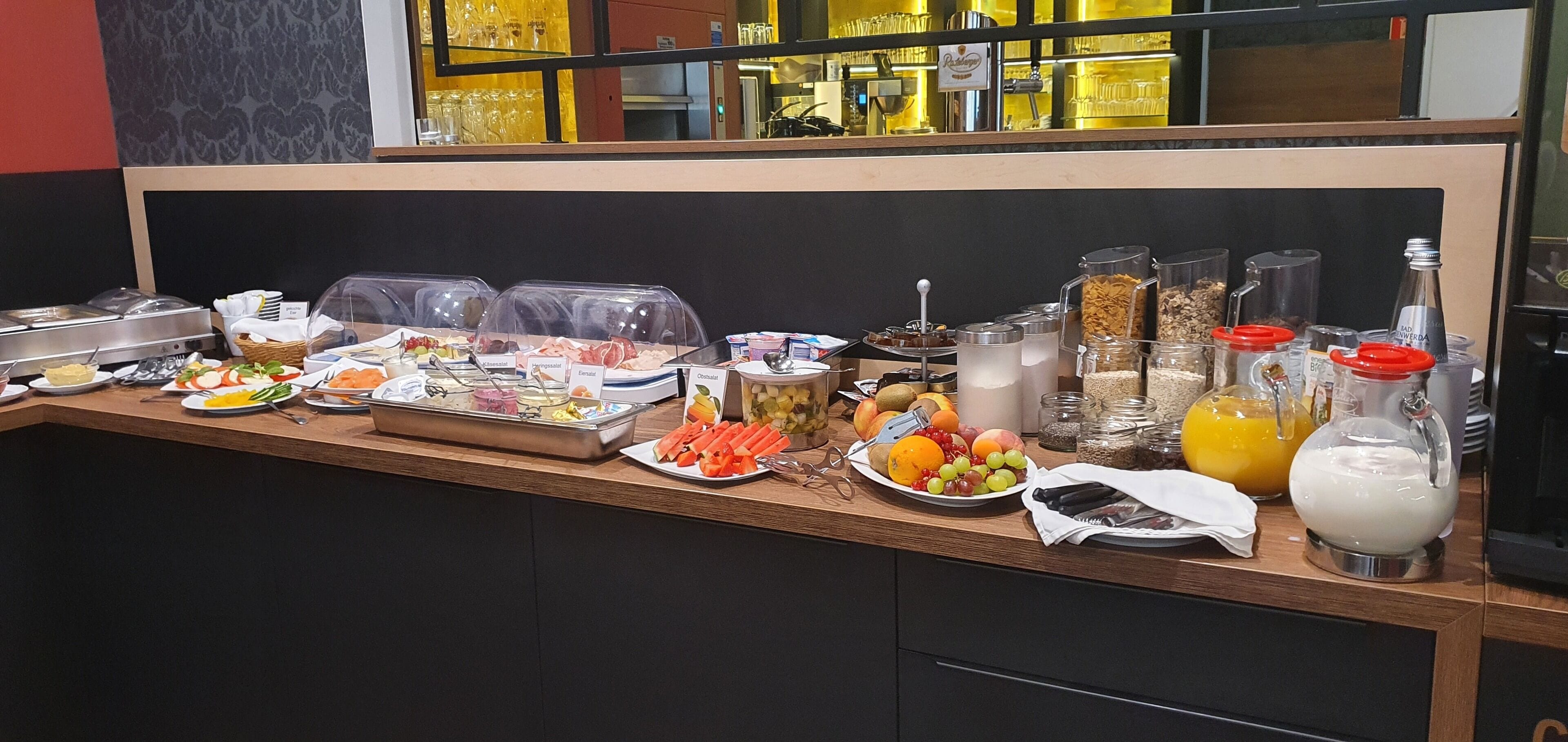 daily buffet breakfast (eur 16.50 per person)