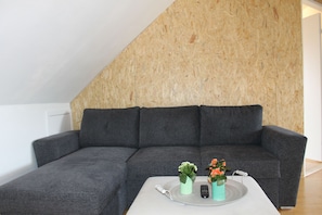 Deluxe Apartment, Multiple Beds, Non Smoking | Living room | Flat-screen TV - Frankrigsgade 7 apartment (Copenhagen)