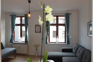 Classic Apartment, Multiple Beds, Non Smoking | Living room | Flat-screen TV - Frankrigsgade 7 apartment (Copenhagen)