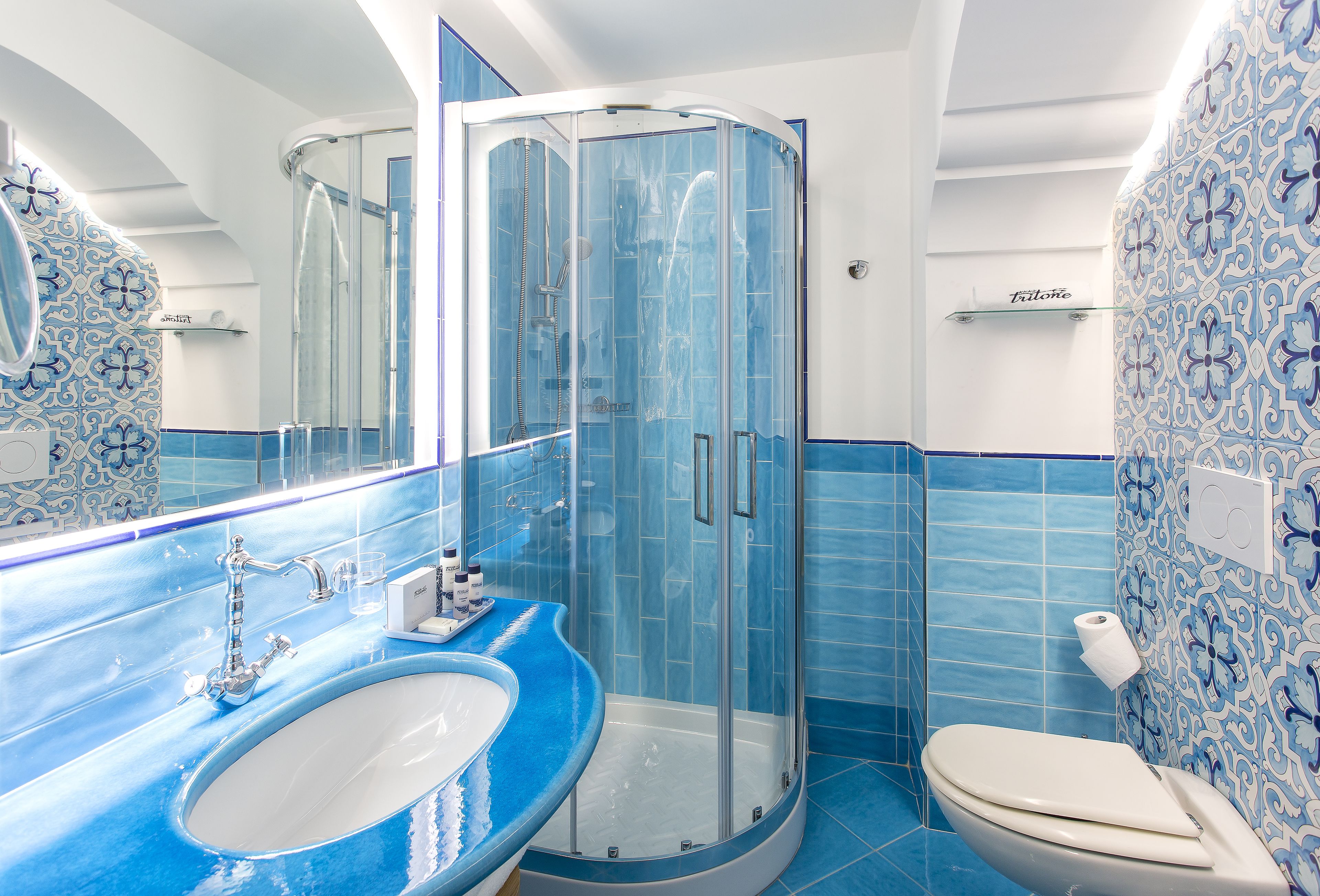 shower, rainfall showerhead, hair dryer, slippers