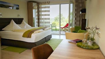 Double Room, Valley View | In-room safe, individually decorated, individually furnished, desk