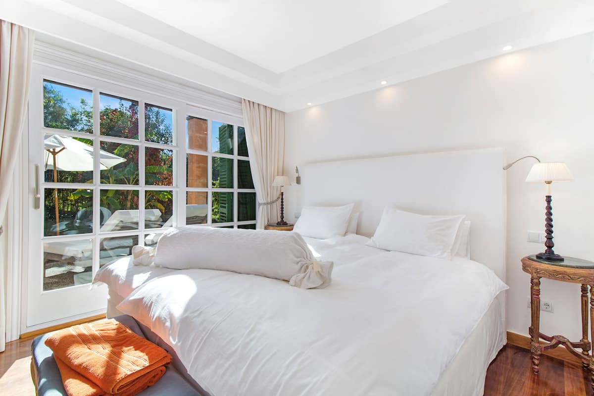 Suite Majestueuse, patio, vue jardin