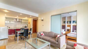 Apartment, 2 Bedrooms | Living area | Flat-screen TV