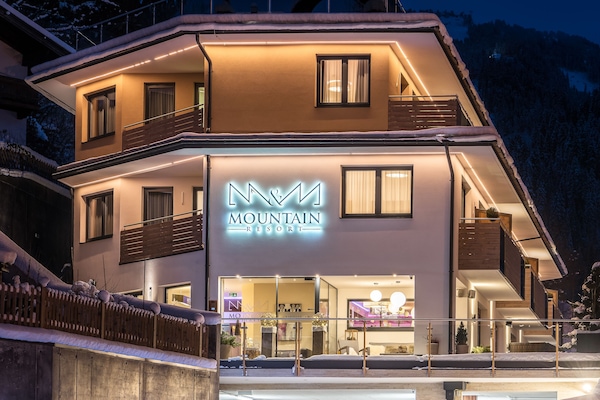 Front of property – evening/night