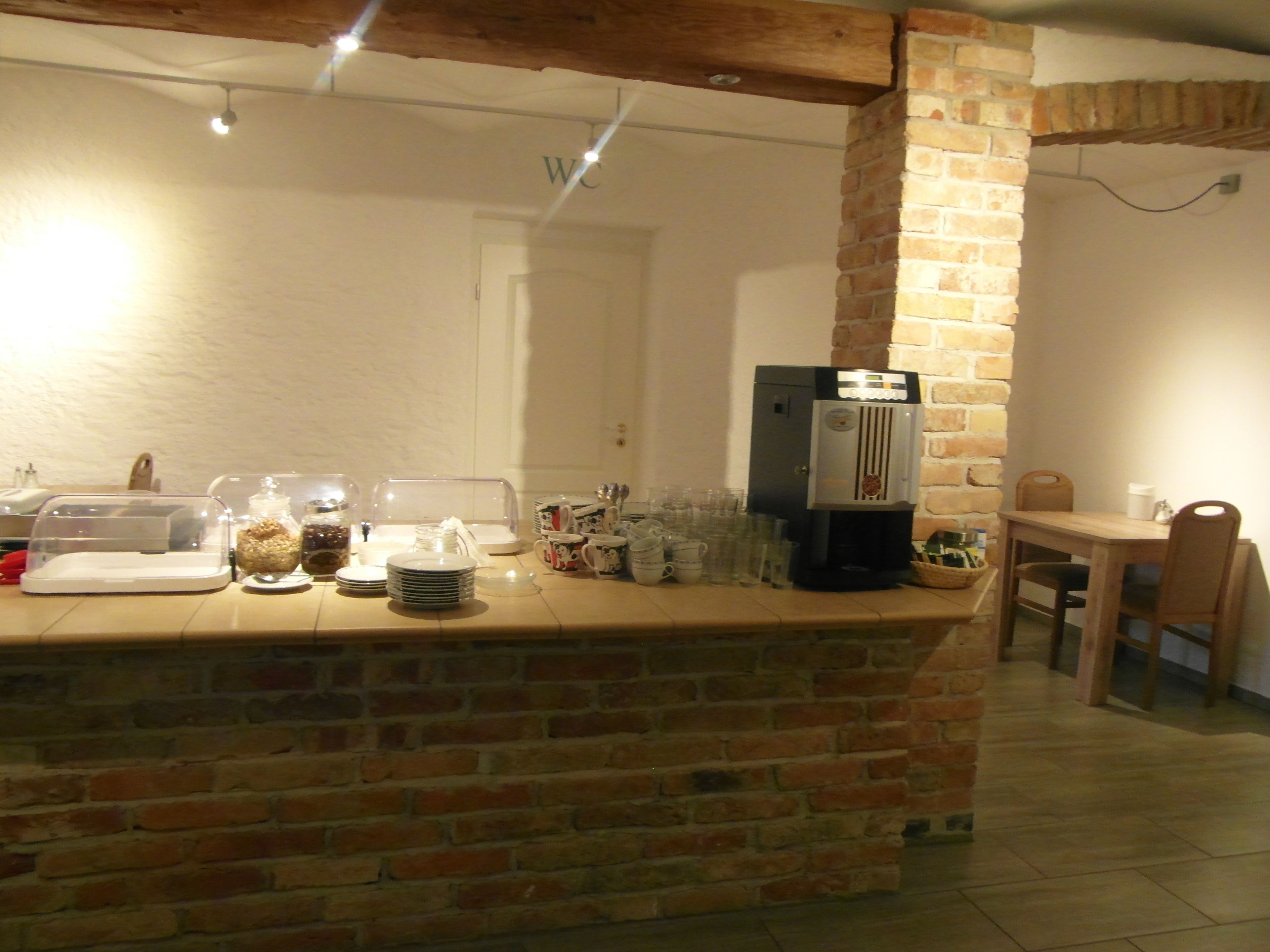 daily buffet breakfast (eur 10 per person)