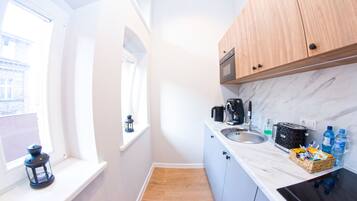 Standard-Apartment | Verdunkelungsvorhänge, schallisolierte Zimmer, Bügeleisen/Bügelbrett