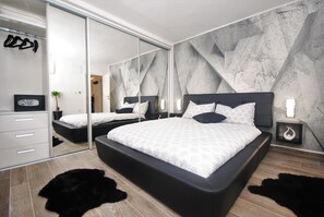 Leilighet – superior | 1 soverom, strykejern/-brett, wi-fi (inkludert) og sengetøy