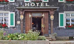 Majoituspaikan julkisivu