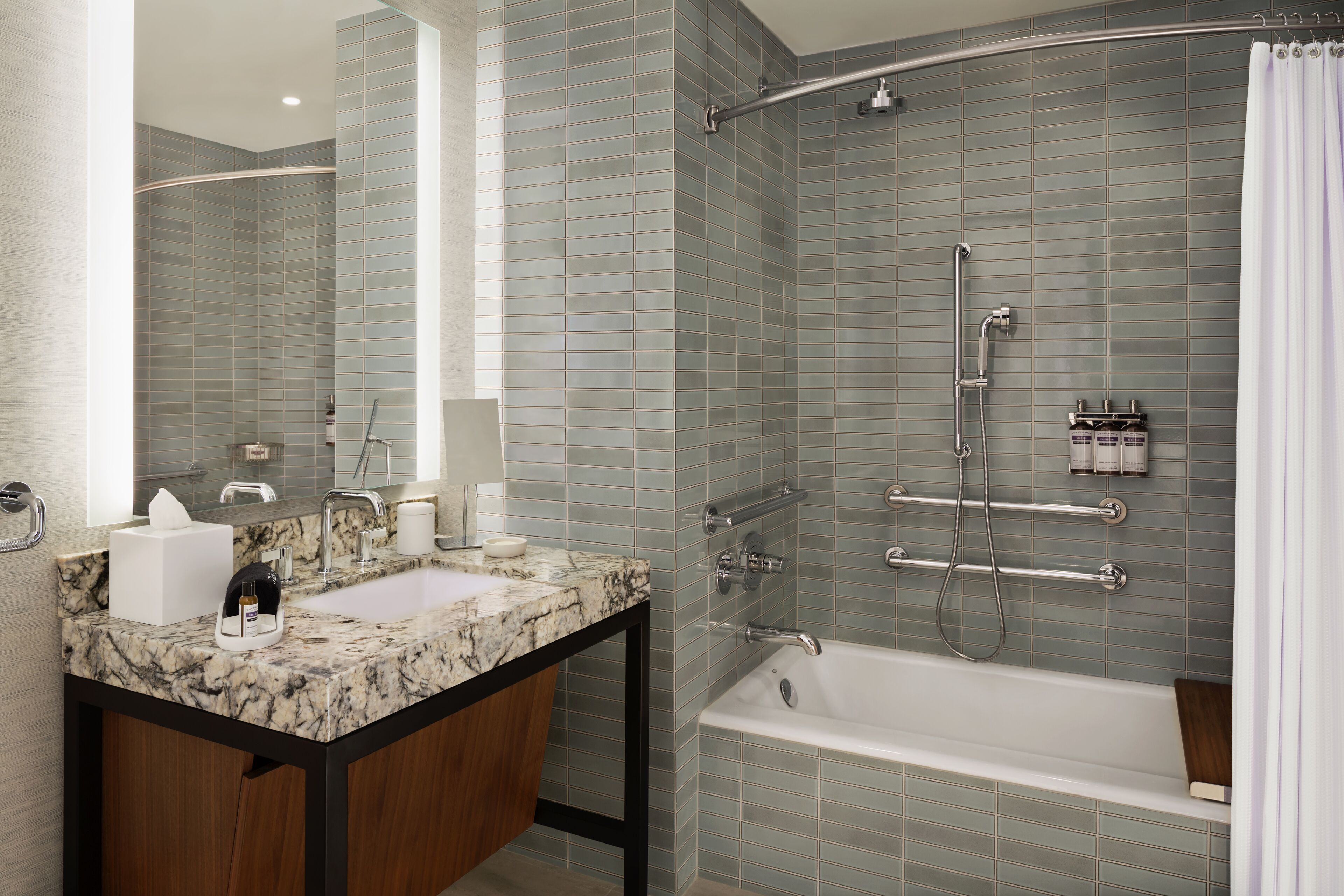 room, 2 double beds, accessible, bathtub | hypo-allergenic bedding, down duvets, in-room safe, desk