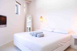 Deluxe-hus - 2 soveværelser | Premium-sengetøj, dundyner, skrivebord